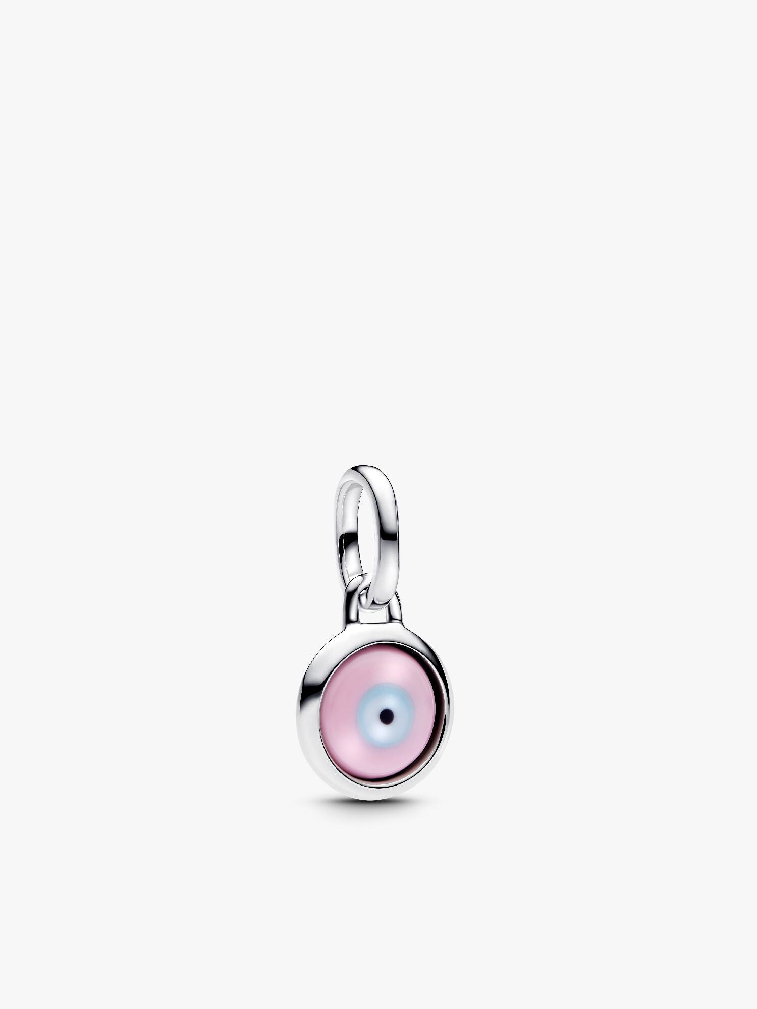 Mini Conta Pendente de vidro Murano com Olho Maligno