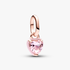 Mini Conta Pendente Coração Chakra Rosa Pandora ME Mini Conta Pendente Coração Chakra Rosa Pandora ME