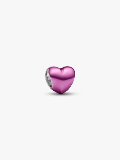Mini Conta Coração Rosa
