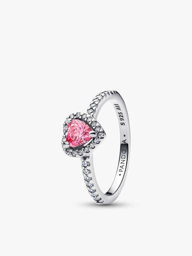Conjunto de Joalharia Corações Pavé