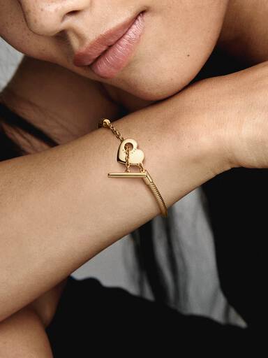 Pulseira Malha Snake Barra T