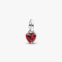 Mini-conta Pendente Coração Chakra Vermelho Mini-conta Pendente Coração Chakra Vermelho