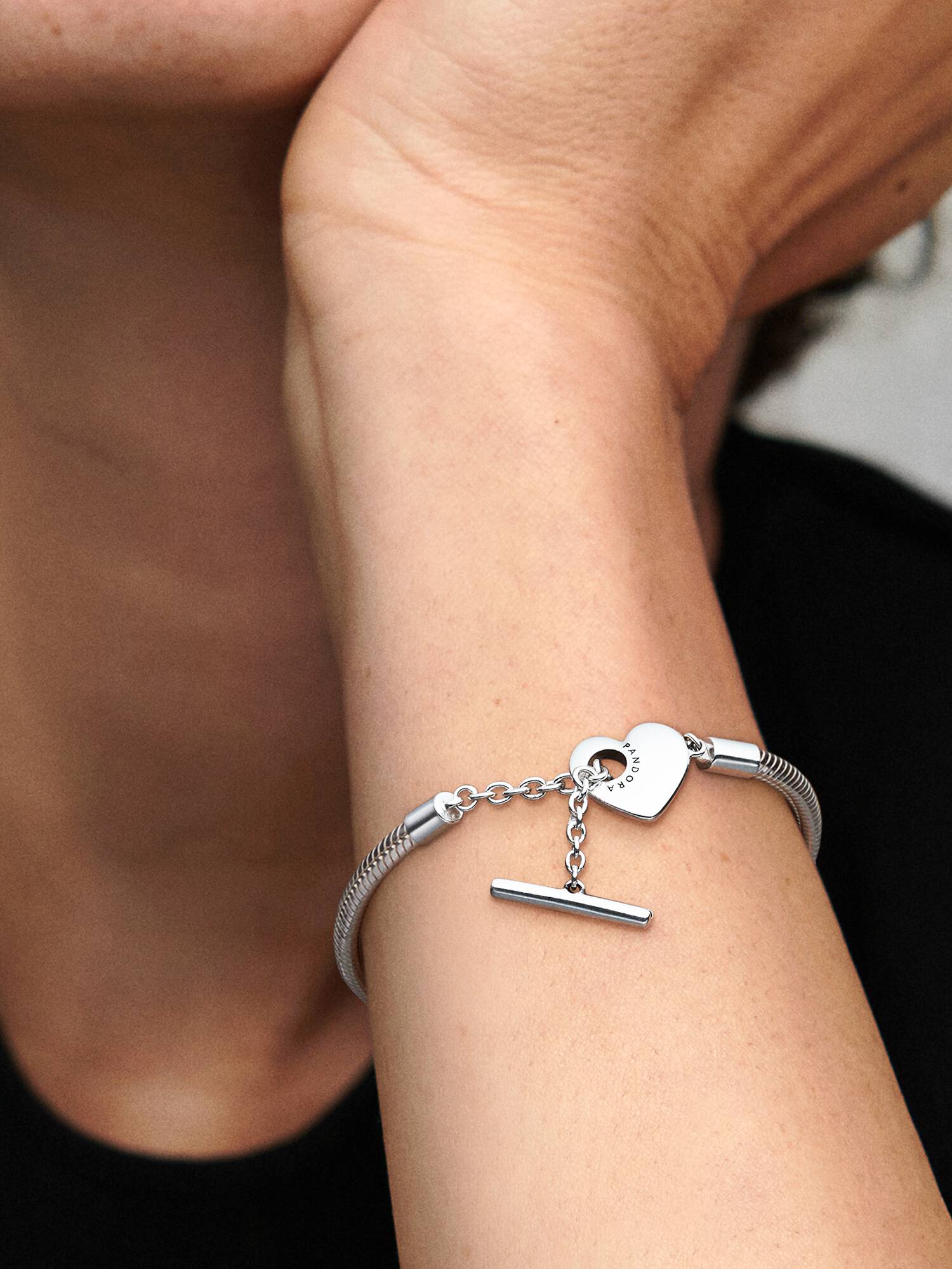 Pulseira Malha Snake Barra T