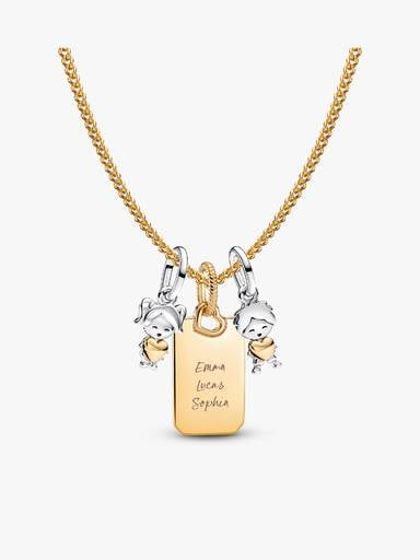 Conjunto de Presente Colar Gravável "Mother's Love"
