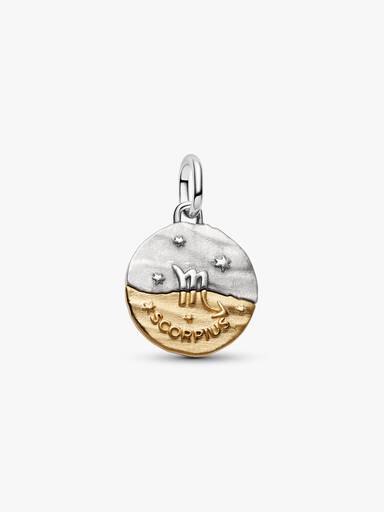 Conta Medalhão Zodíaco Escorpião