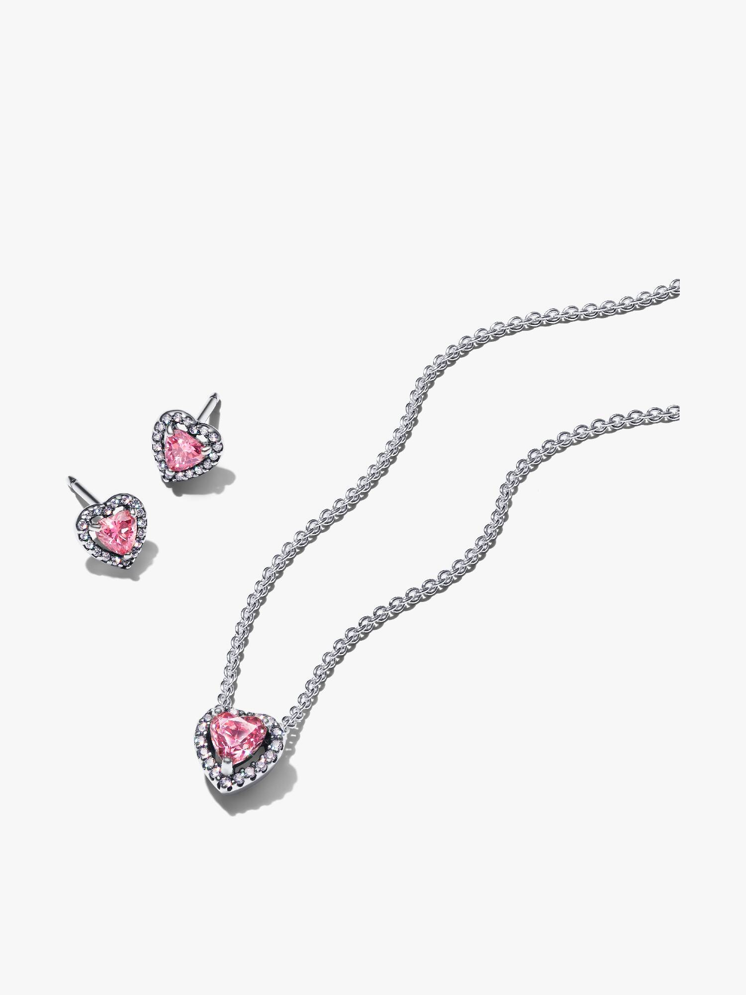 Gift Set de Joalharia Coração Rosa