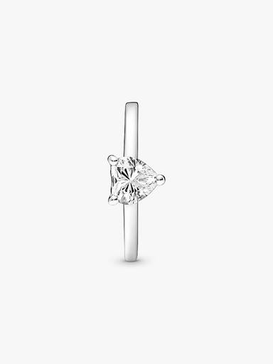Anel Sparkling Heart Solitaire