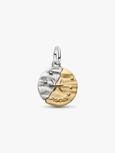 Conta Medalhão Zodíaco Peixes