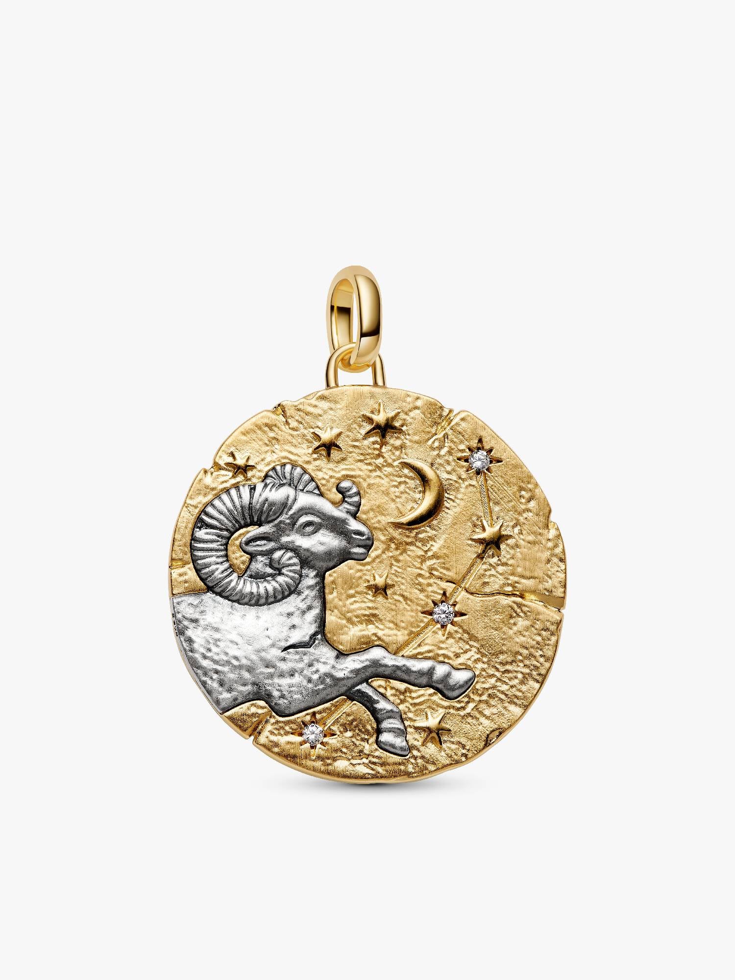 Conta Medalhão Grande Zodíaco Aquário