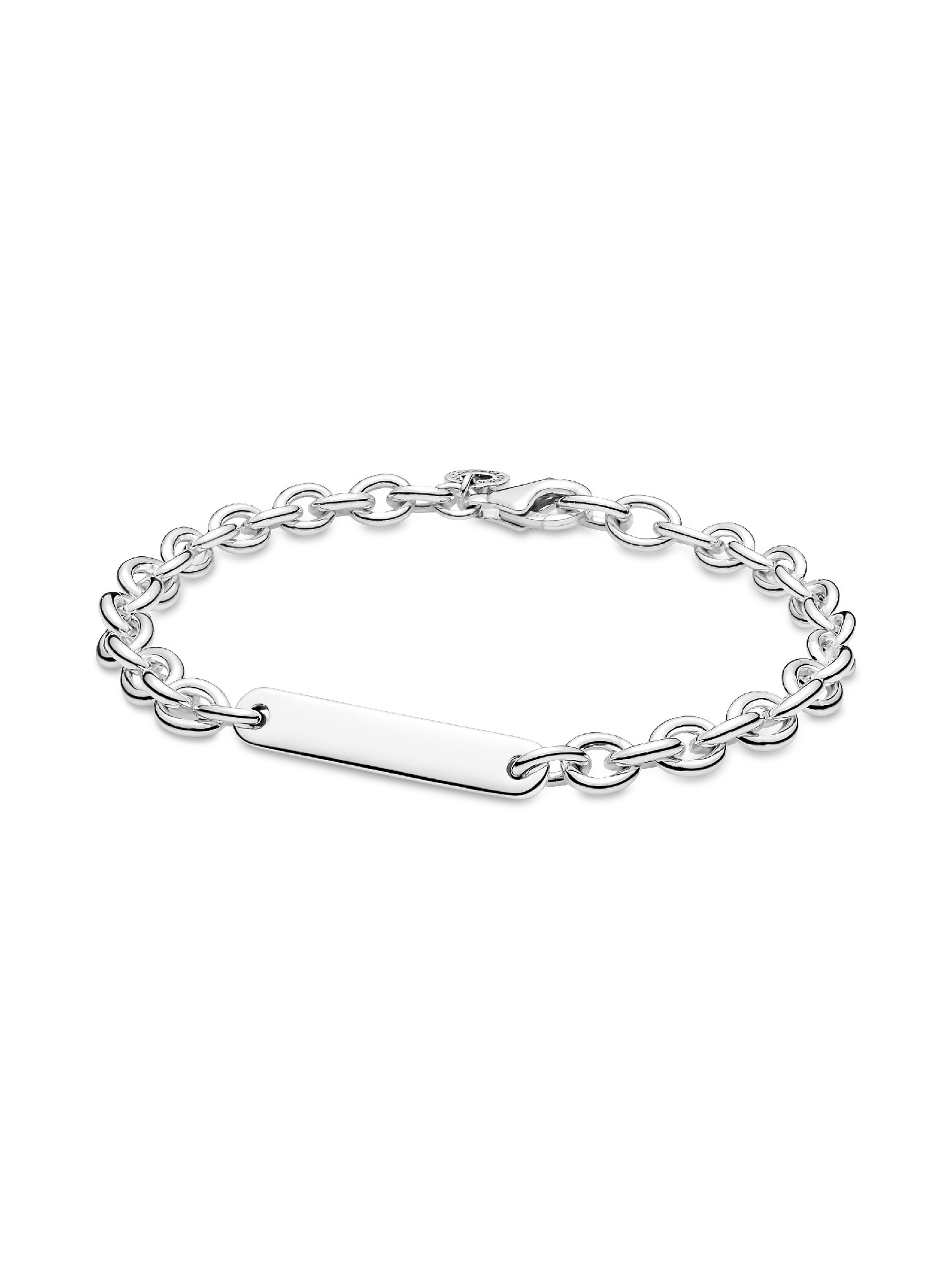 Pulseira de Elos com Barra Gravável
