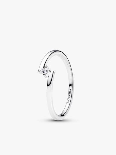 Conjunto de Presente Anéis Divididos Brilhantes