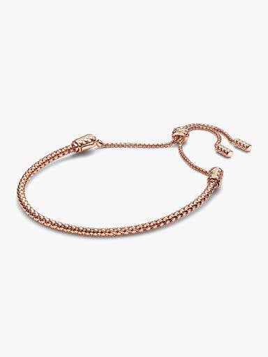 Pulseira Deslizante Corrente Cravejada