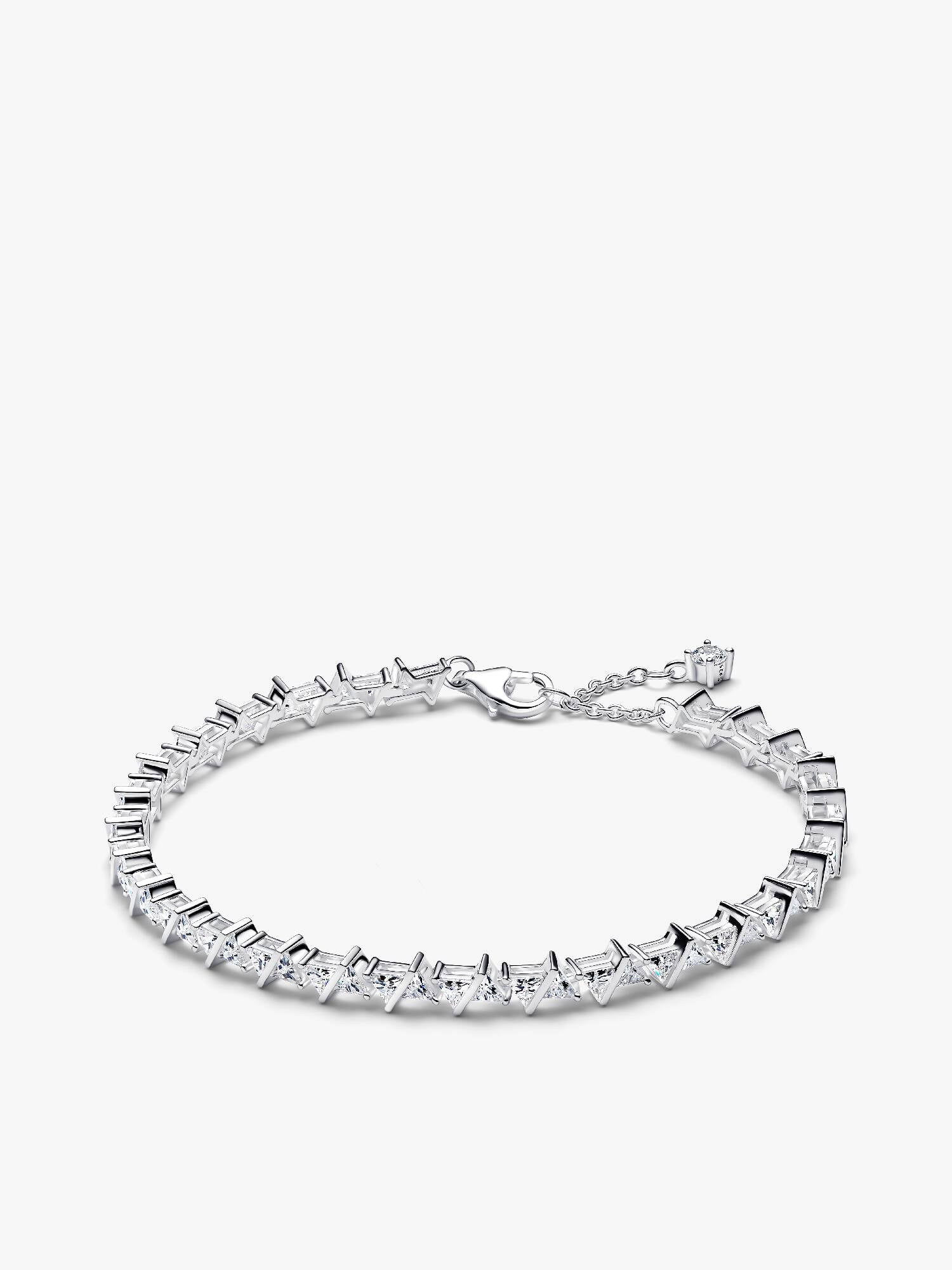 Pulseira de Ténis Triângulo Cintilante