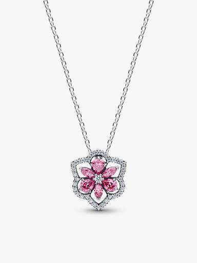 Conjunto de Presente Herbário Flor Rosa Brilhante Completo