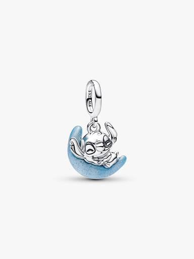 Conta Pendente Lua Brilha no Escuro Stitch Disney