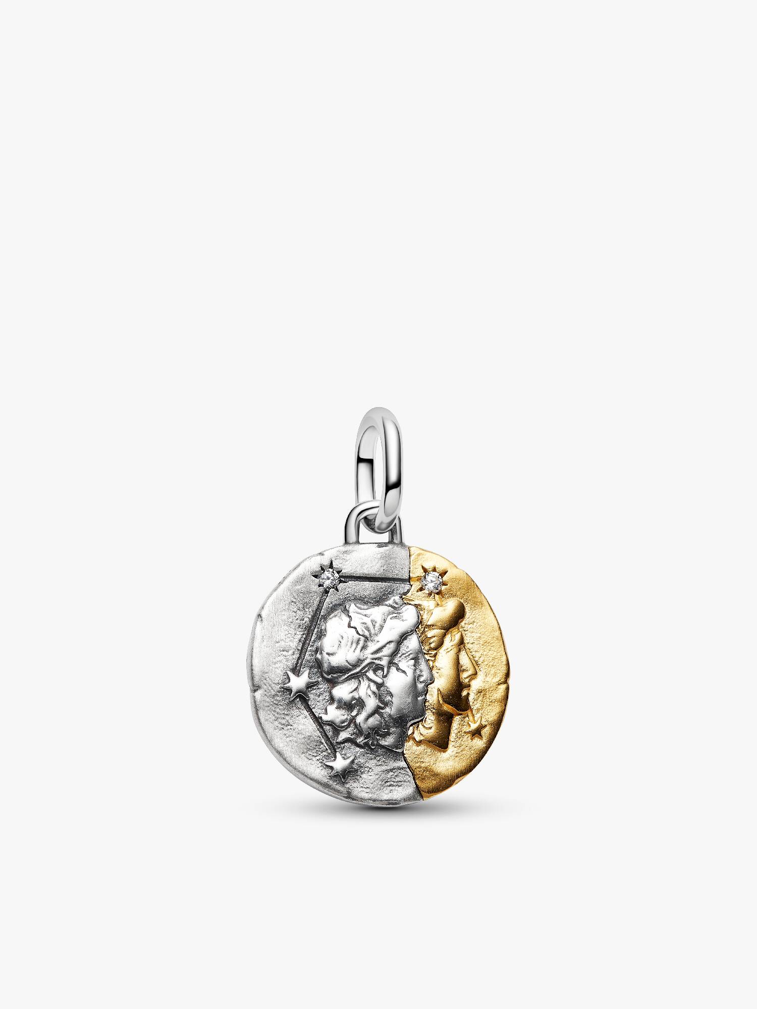 Conta Medalhão Zodíaco Gémeos