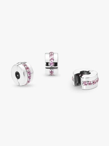 Clip Cor-de-Rosa Brilhante
