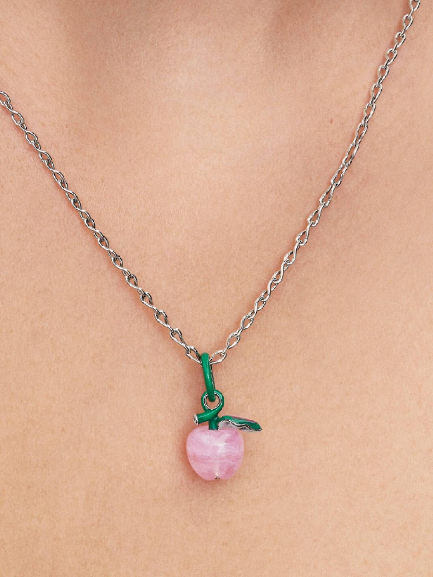 Conta Murano Maçã Rosa