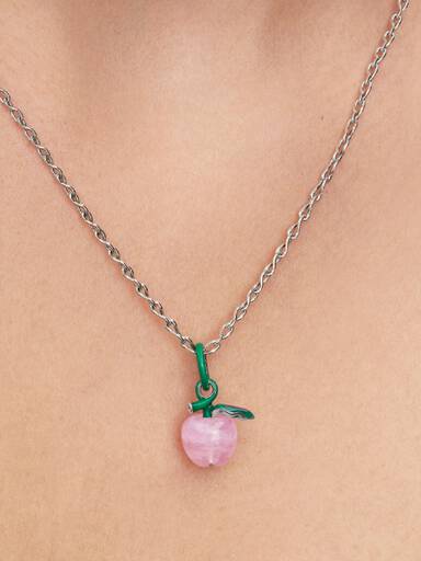 Conta Murano Maçã Rosa