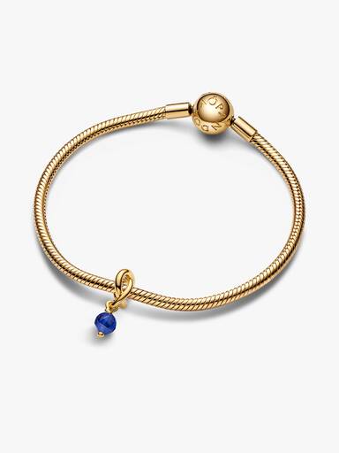 Conta Pendente Circulo da Eterno Azul Aqua Marinho