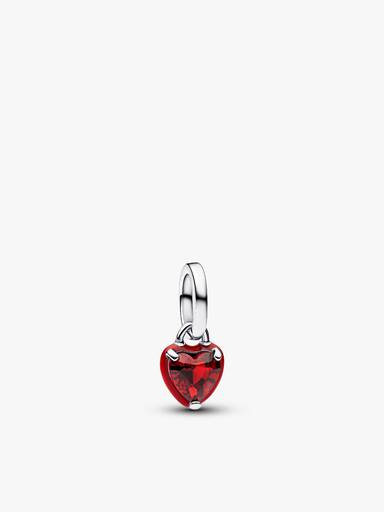 Conjunto Pulseira Coração Vermelho