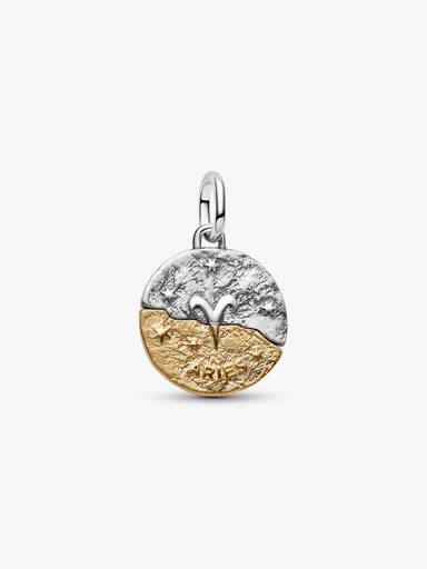 Conta Medalhão Zodíaco Carneiro