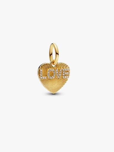 Conta Pendente Coração Love Gravável
