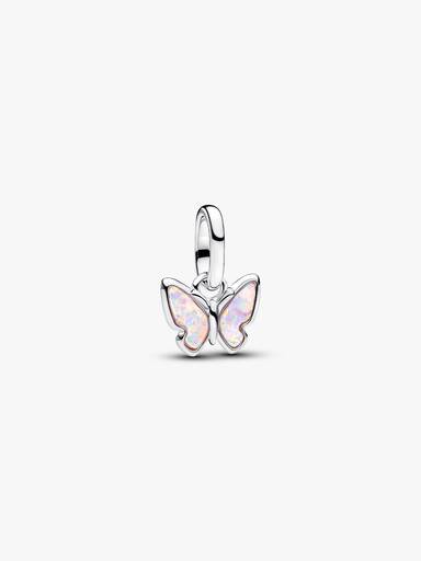 Mini Pendente Borboleta Rosa