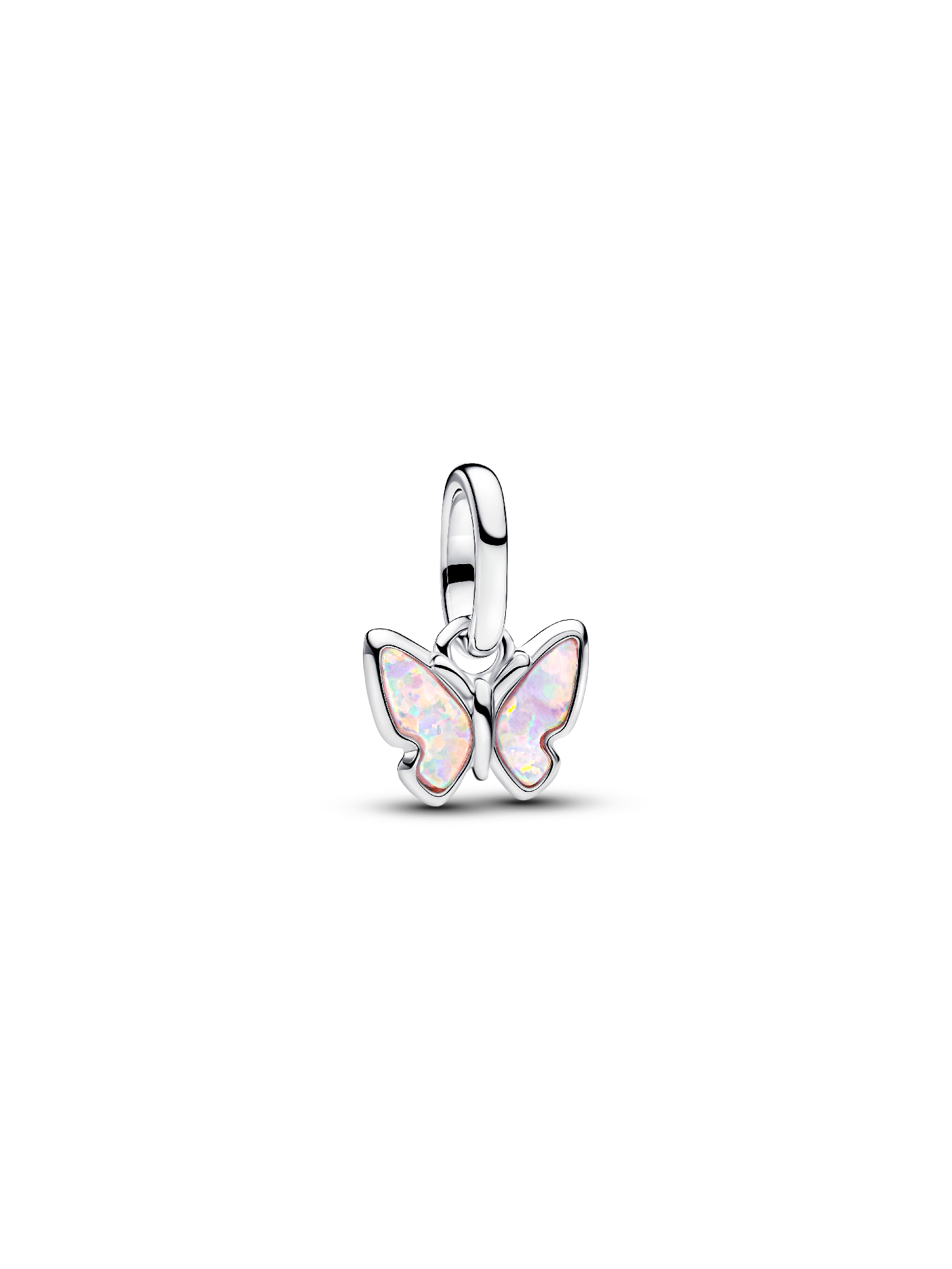 Mini Pendente Borboleta Rosa 