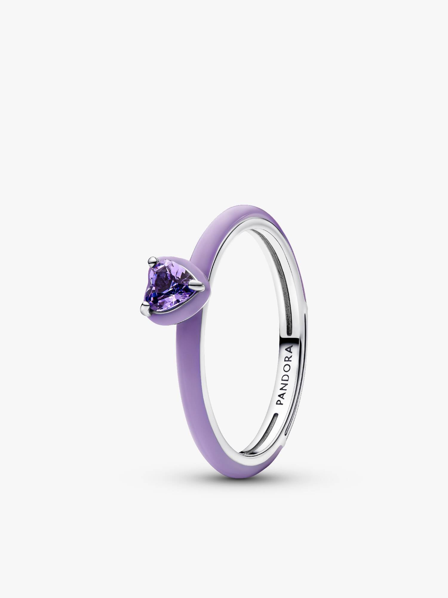 Anel Coração Chakra Lilás