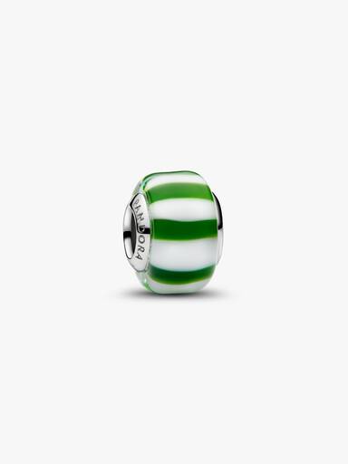 Conta Vidro Murano Menta Verde