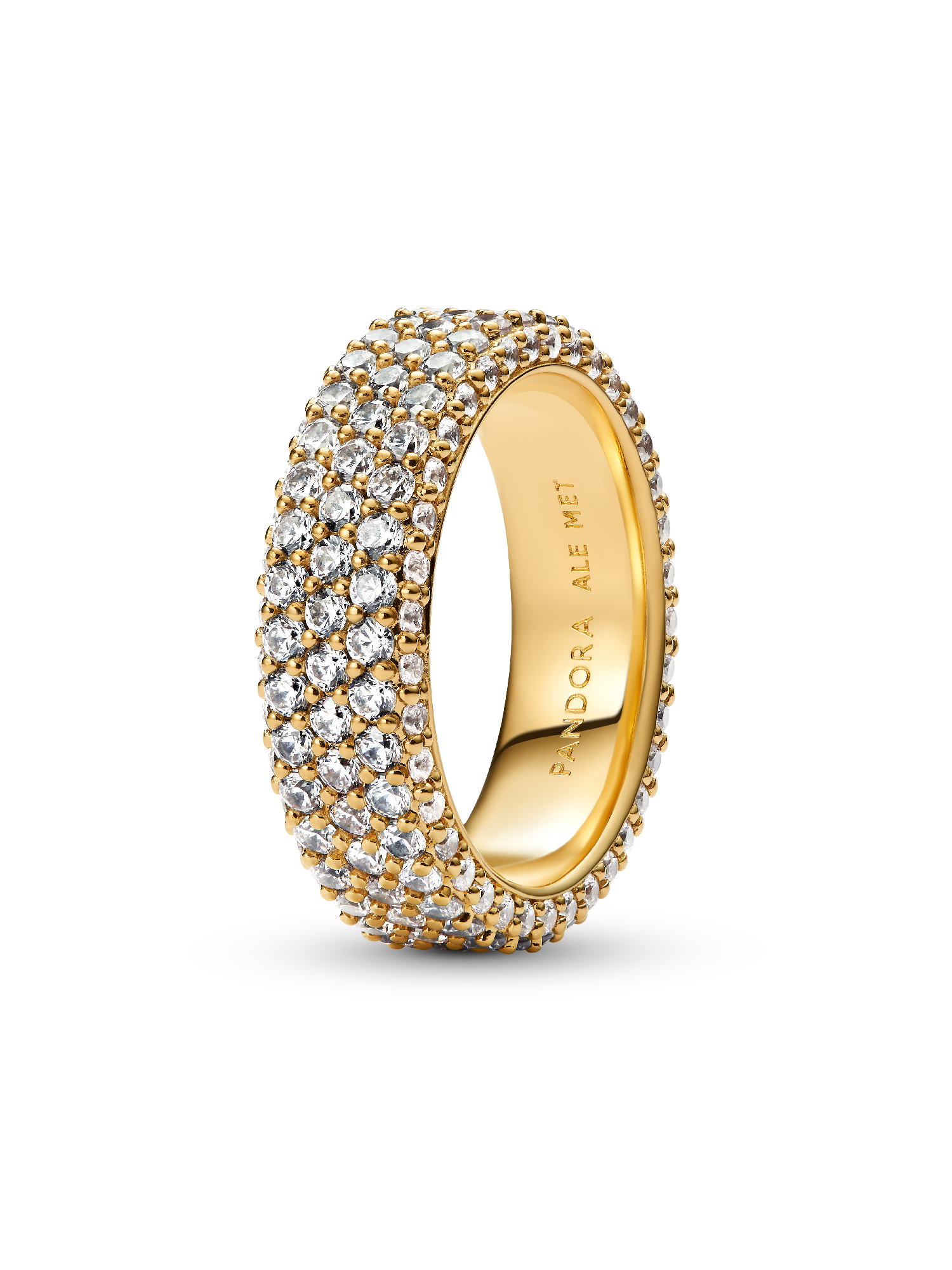 Anel Fila Tripla Pavé Pandora Timeless