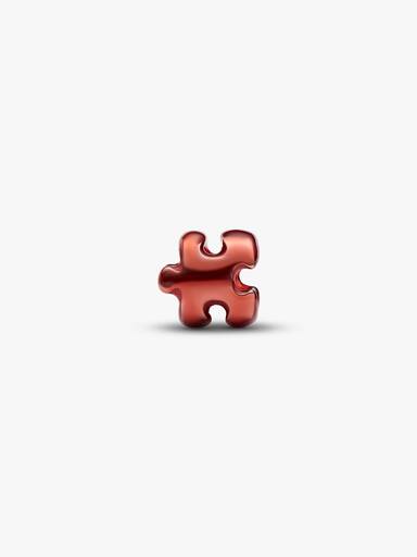 Mini Conta Peça de Puzzle Laranja