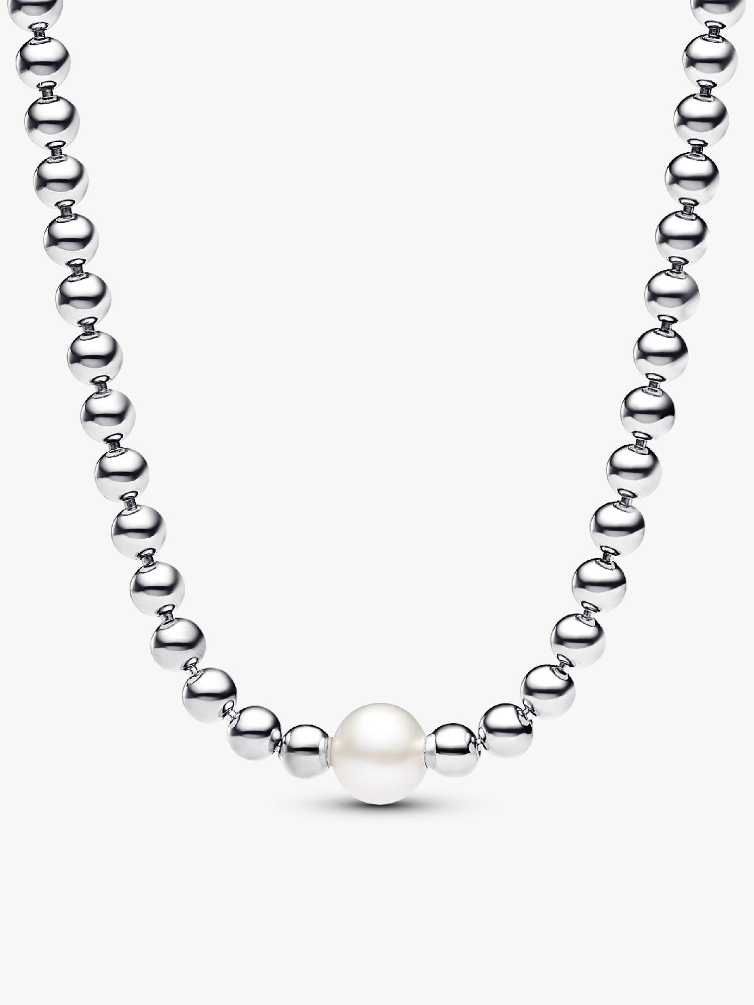 Colar Treated Freshwater Cultured Pearl & Beads