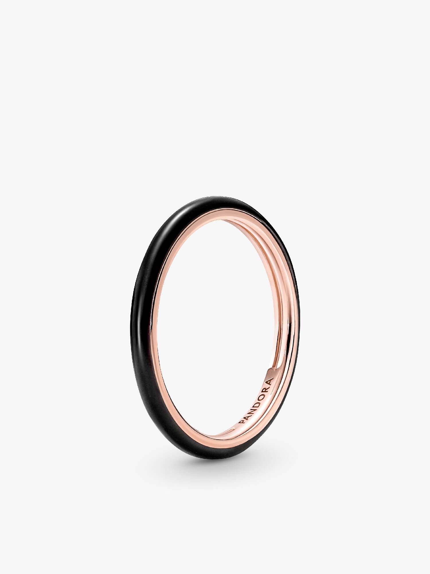 Anel Esmalte Preto Pandora ME