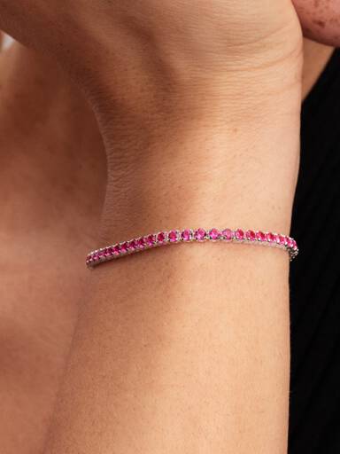 Pulseira de Ténis Pavé Brilhante