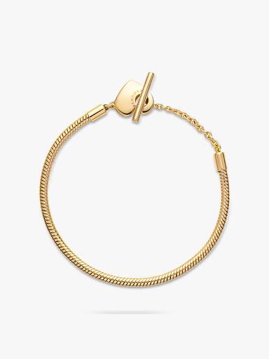 Pulseira Malha Snake Barra T