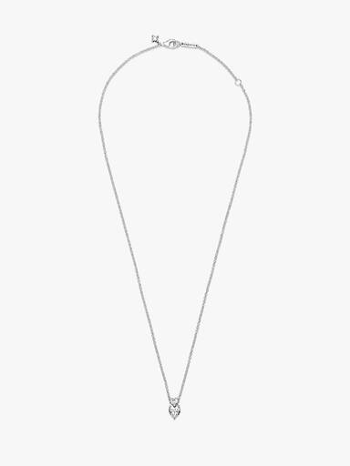 Colar Pandora Double Heart Pendant Sparkling