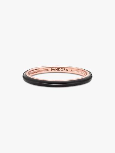 Anel Esmalte Preto Pandora ME