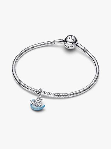 Conta Pendente Lua Brilha no Escuro Stitch Disney