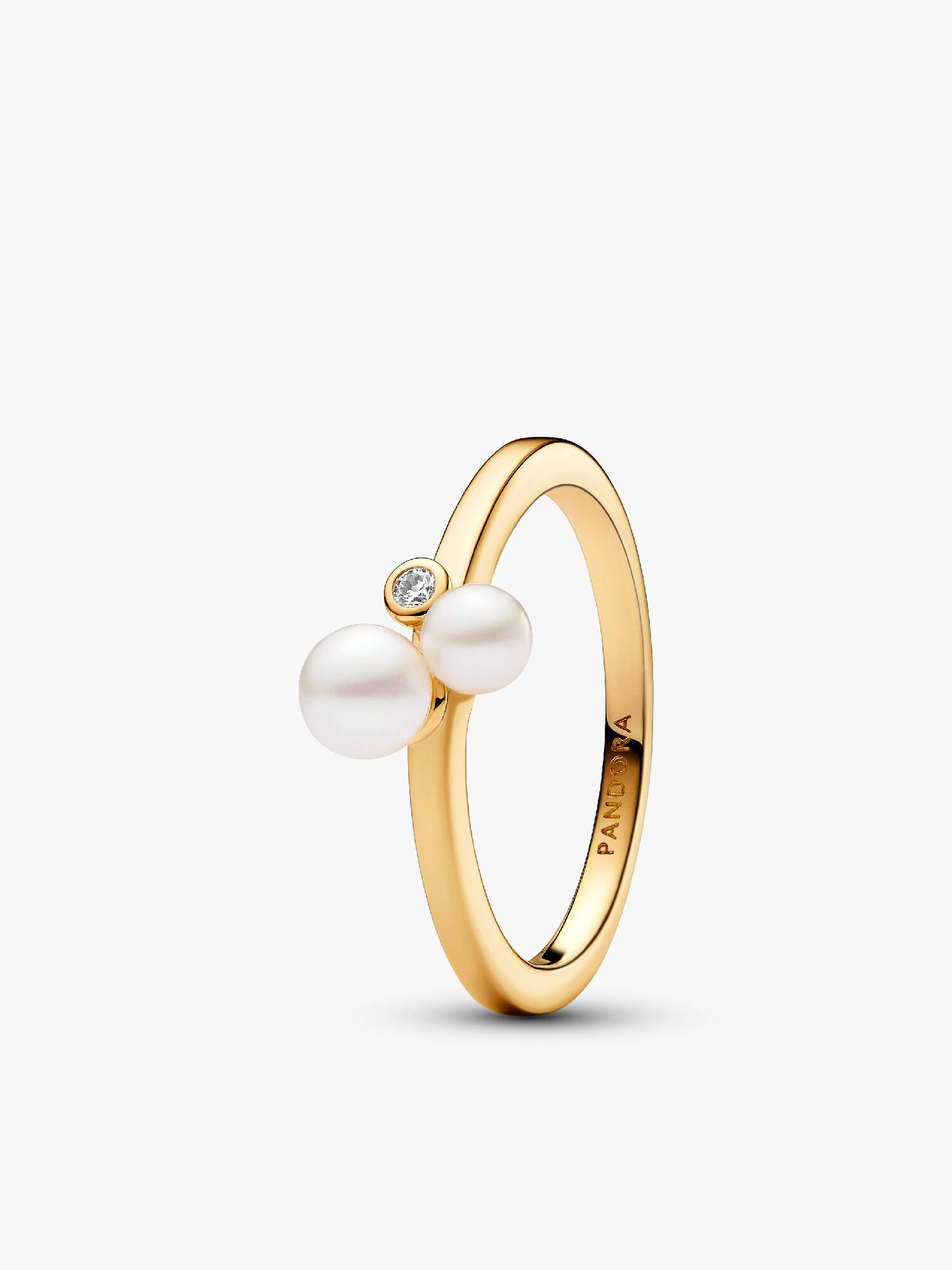 Anel Duo Treated Freshwater Cultured Pearls