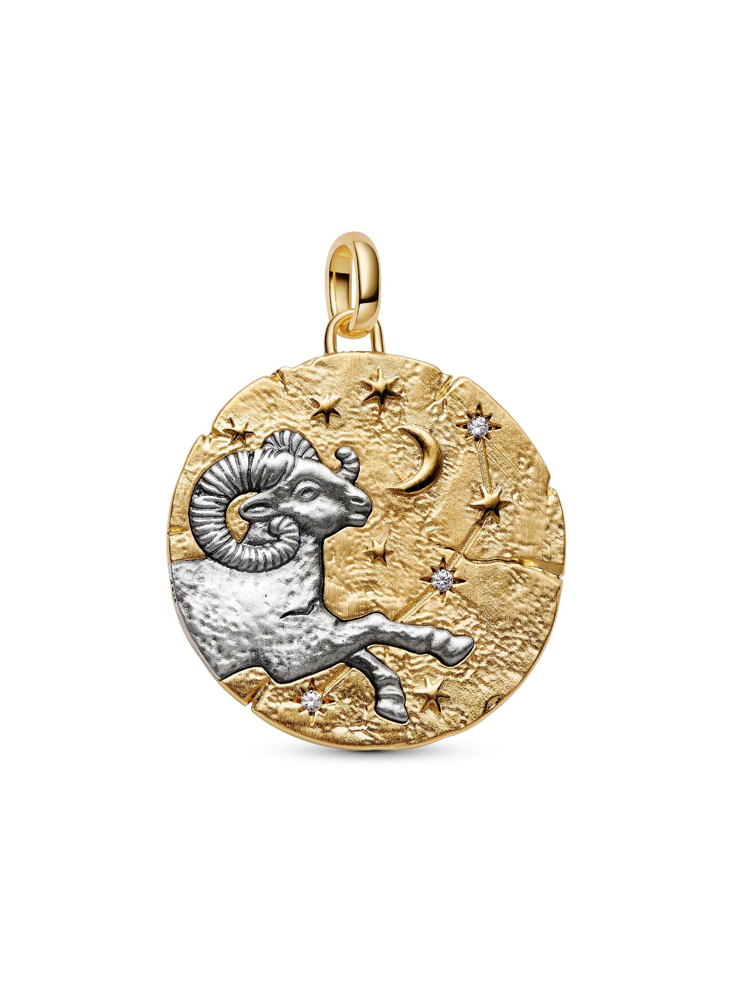 Conta Medalhão XL Zodíaco Carneiro