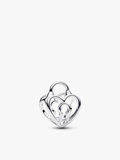 Conjunto de Pulseira Cadeado Amour e Coração
