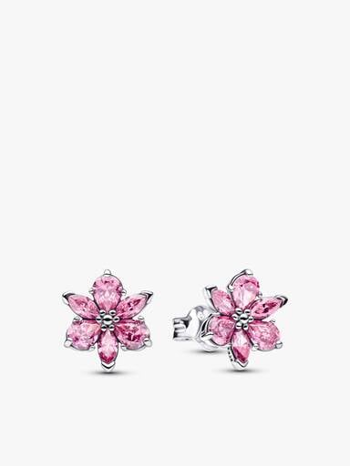 Conjunto de Presente Herbário Flor Rosa Brilhante Completo