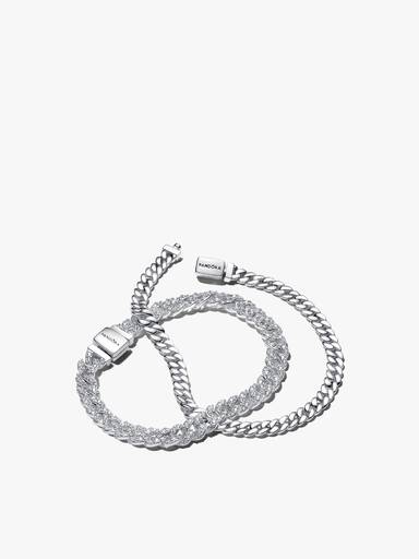 Conjunto Pulseira de Corrente Cubana