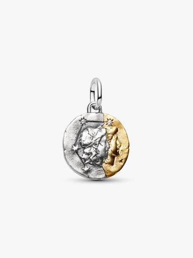 Conta Medalhão Zodíaco Gémeos