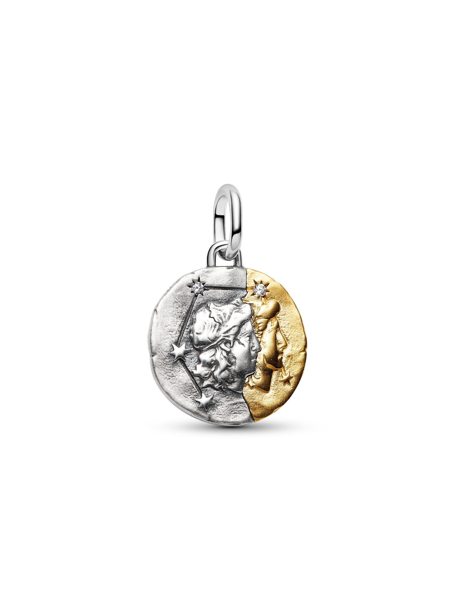 Conta Medalhão Zodíaco Gémeos