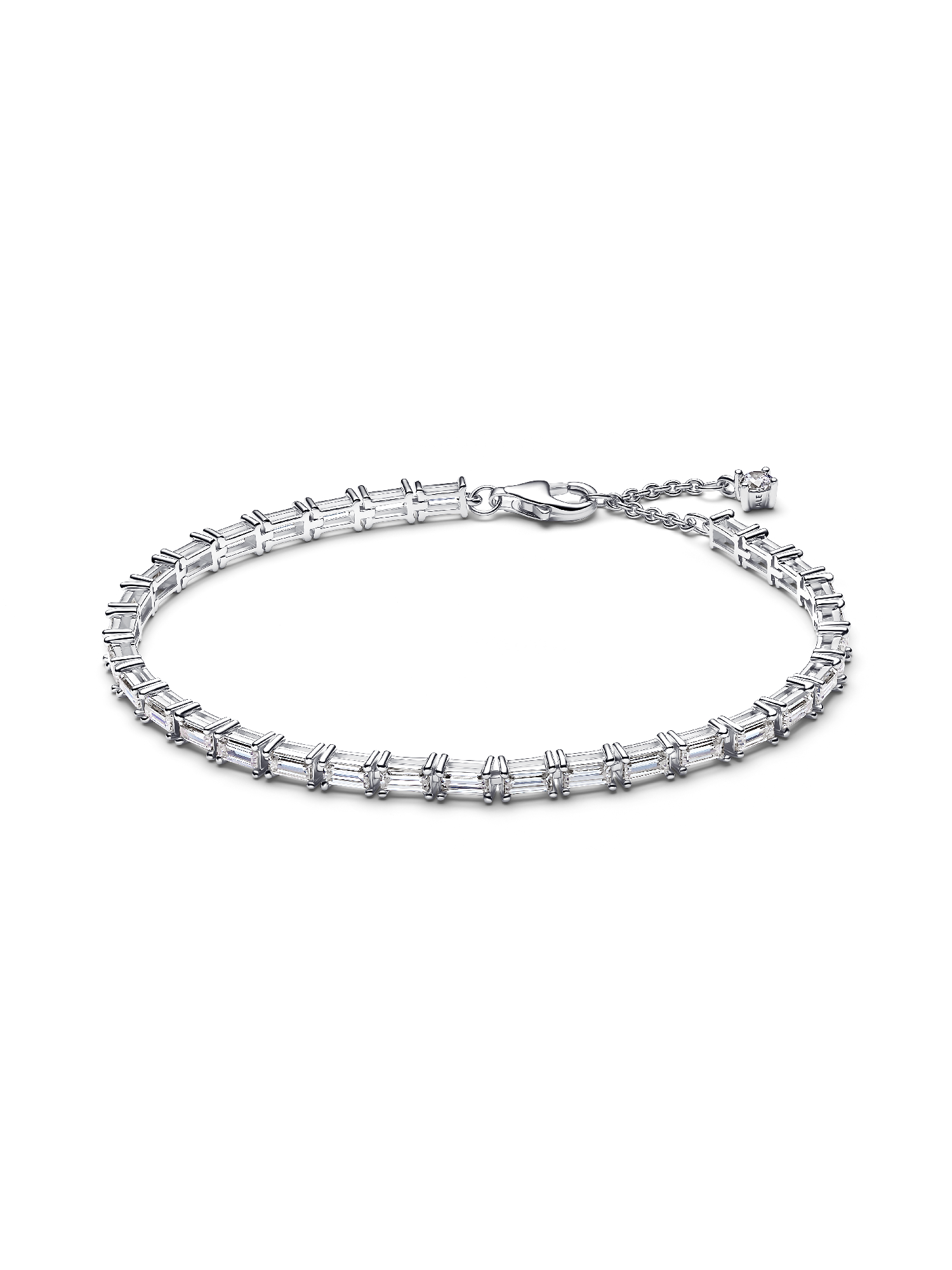 Pulseira de Ténis Baguette Cintilante