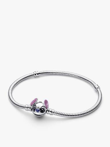 Conjunto de Presente Pulseira Stitch com Charms Natalinos