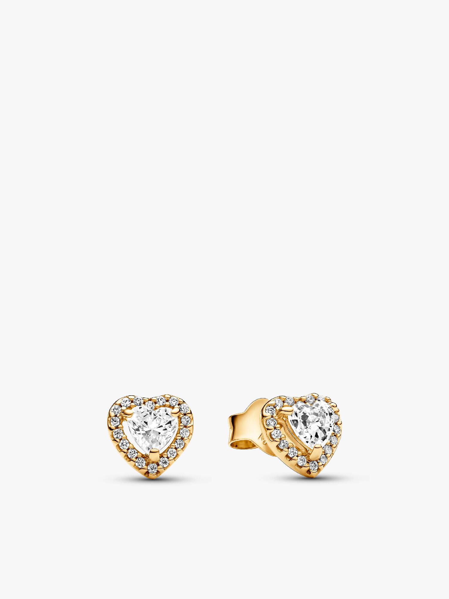 Brincos Sparkling Elevated Heart